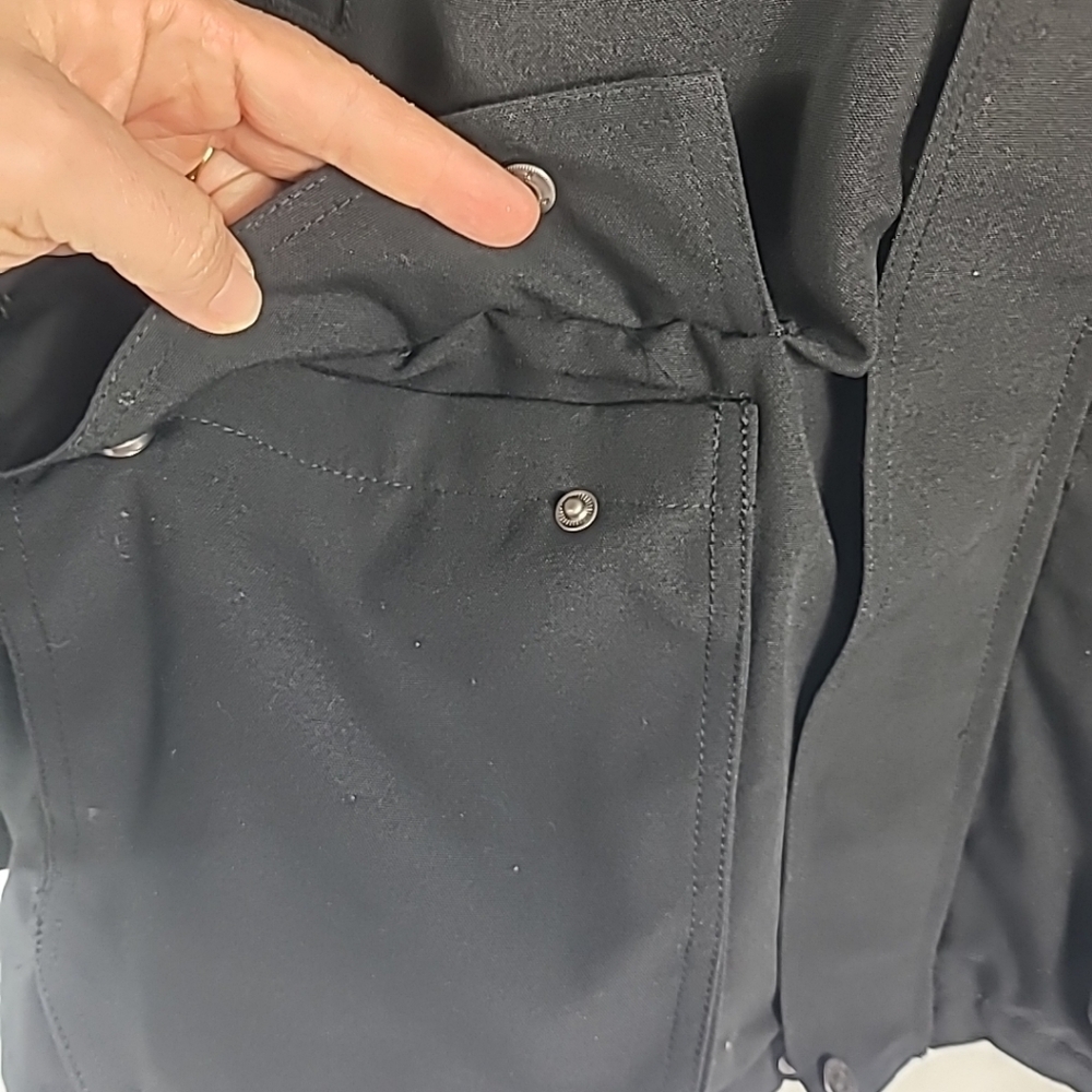 NWT Buffalo Outdoors Fleece Lined Canvas Chore Barn Jacket Black Sz XXL - Picture 4 of 9